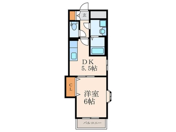 プレシード萩崎の物件間取画像